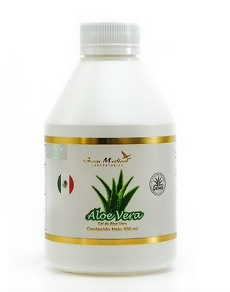 ALOE VERA GEL 500 ML GREEN MED