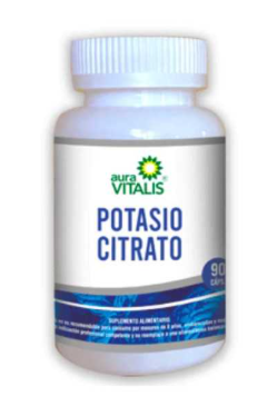 CITRATO DE POTASIO CAP 450 MG X 90 AURA