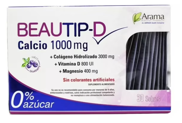 BEAUTIP-D SBR X 30 BLUEBERRY (CA MG COLAG VIT.D)