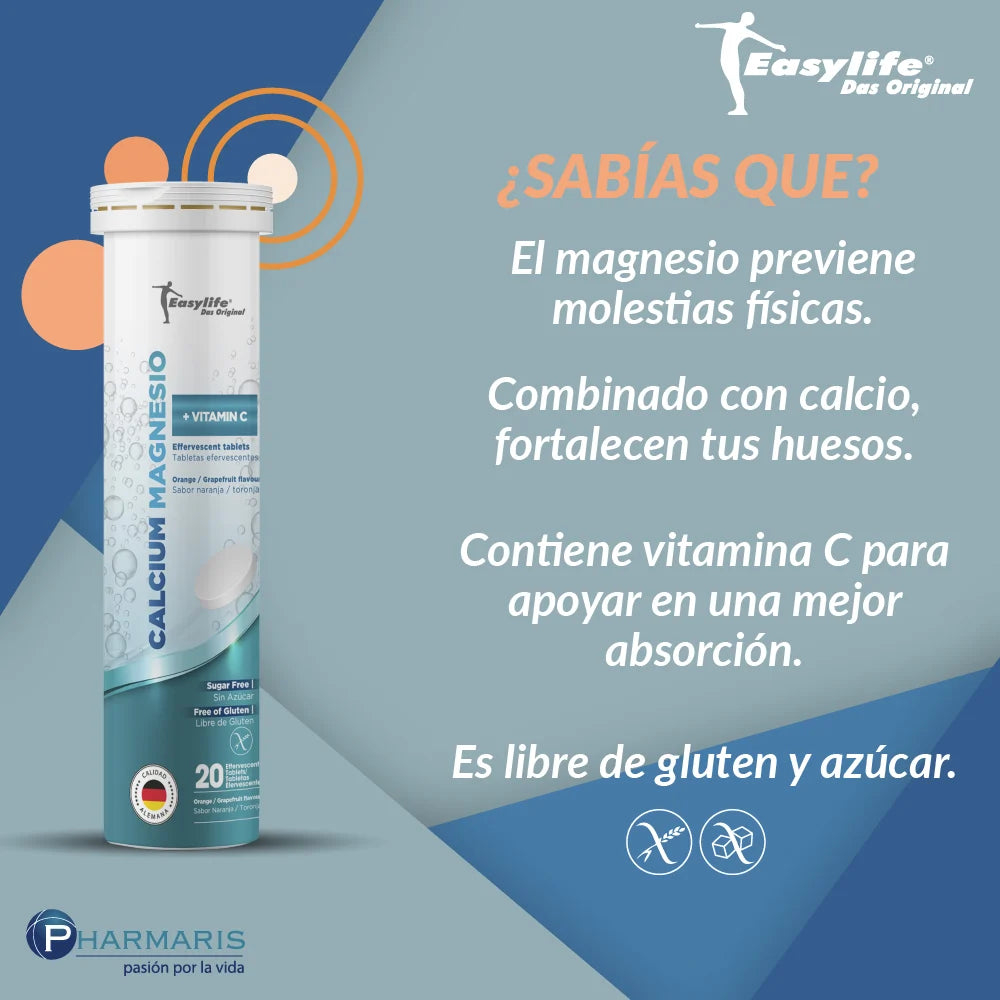 CALCIUM MG + VIT C TAB EF X 20 EASYLIFE