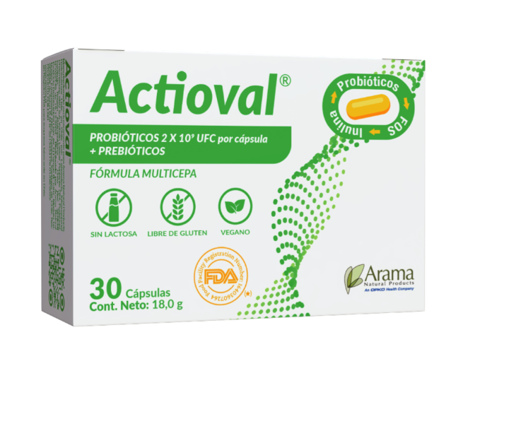 ACTIOVAL  CAPS X 30 (PREBIOTICOS Y PROBIOTICOS)