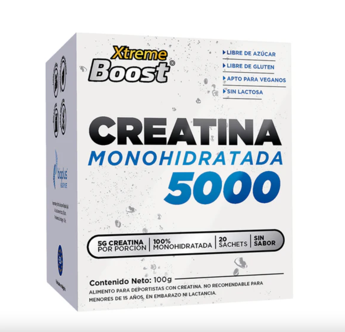 CREATINA XTREME BOOST SBRE 5 GR SIN SABOR X 20 SACHETS