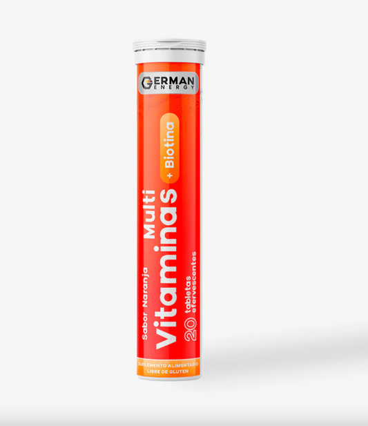 MULTIVITAMINAS + BIOTINA TAB EFE X 20 UND GERMAN ENERGY