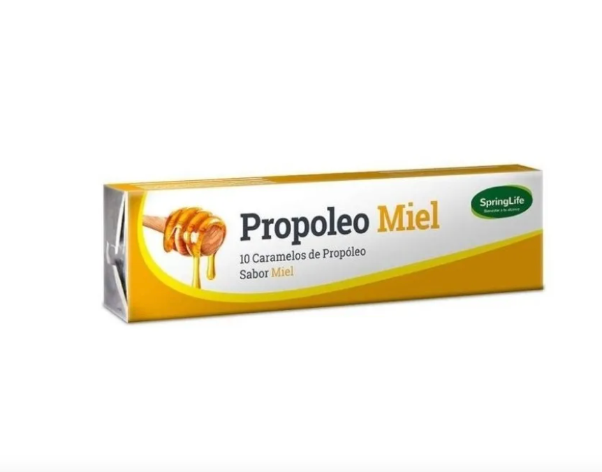 PROPOLEO MIEL CARAMELO X 10 SPRINGLIFE