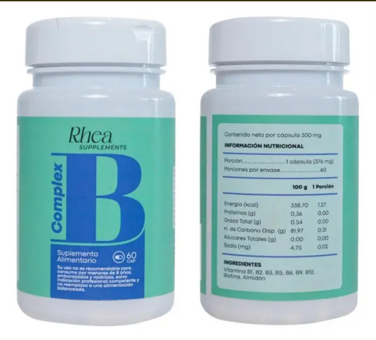 B-COMPLEX CAP X 60 (COMPLEJO B) RHEA