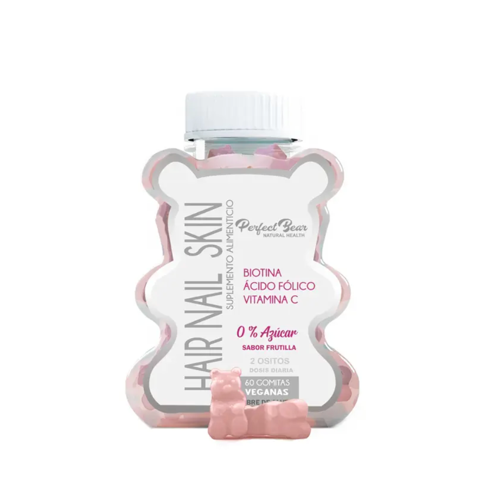 BIOTIN + ACIDO FOLICO SIN AZUCAR GOMITAS X 60 UND