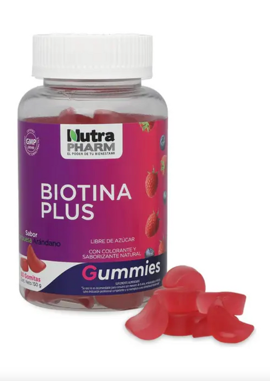 BIOTINA PLUS GUMMI X 60 UND NUTRAPHARM