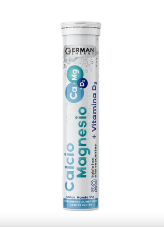 CALCIO + MAGNESIO + VITAMINA D3 TAB EFE X 20 GERMAN
