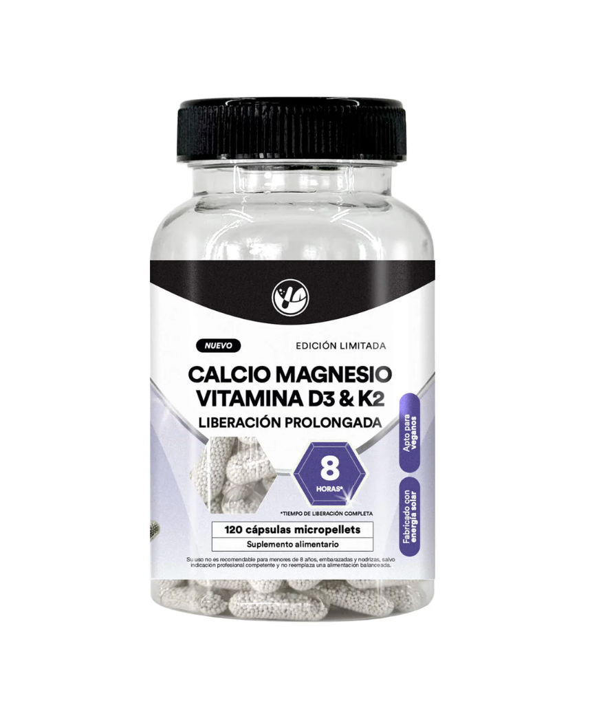 CALCIUM MAGNESIUM VIT D Y K2 CAP MICROPELLETS X 120 UND