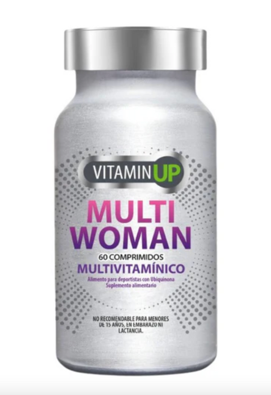 VITAMIN UP MULTIWOMAN (VIT B, COMPLEJO B, ZINC, MN, Q10, ANTIOX)