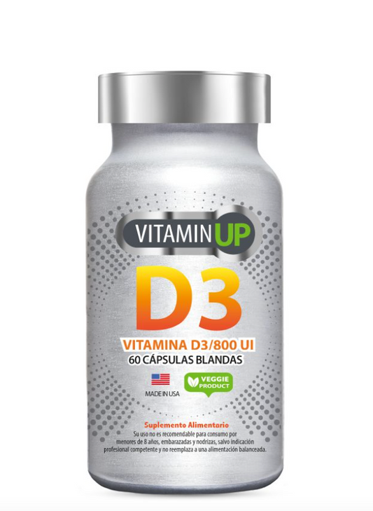 VITAMIN UP VITAMINA D3 800 UI CAP X 60