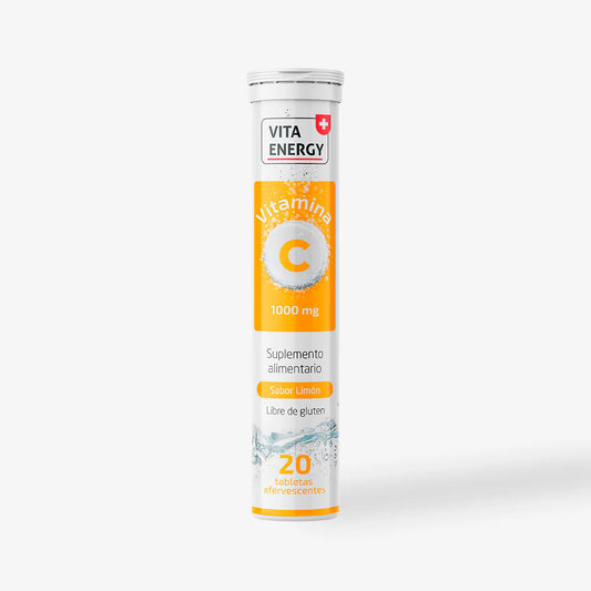 VITAMINA C TAB EFERVESCENTE LIMON 1000 MG X 20 UND GERMAN ENERGY