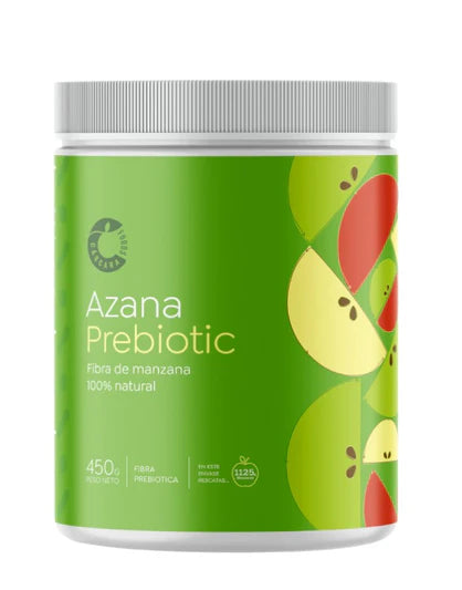 AZANA FIBRA Y PREBIOTICO MANZANA POLVO X 450 GR