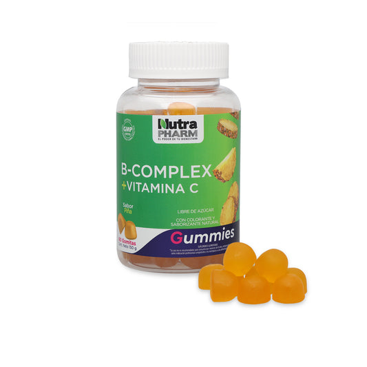 B-Complex + Vitamina C Gummies x 60 — Nutrapharm