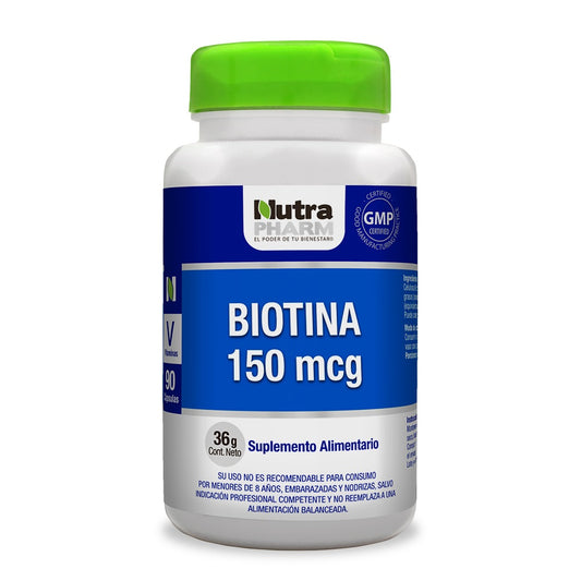 Biotina Premium Cápsulas x 90 — Nutrapharm