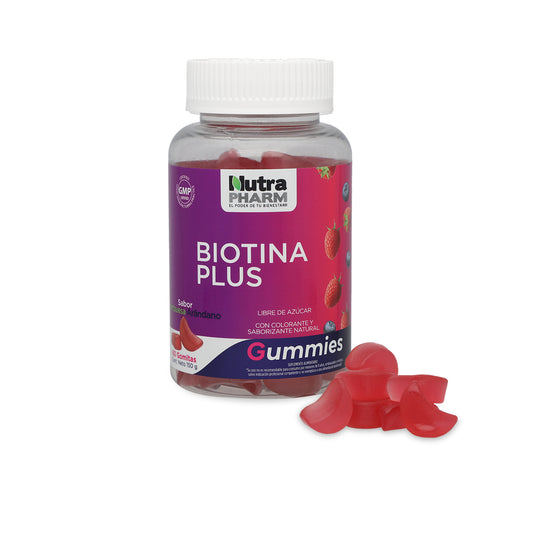 Biotina Plus Gummies x 60 — Nutrapharm